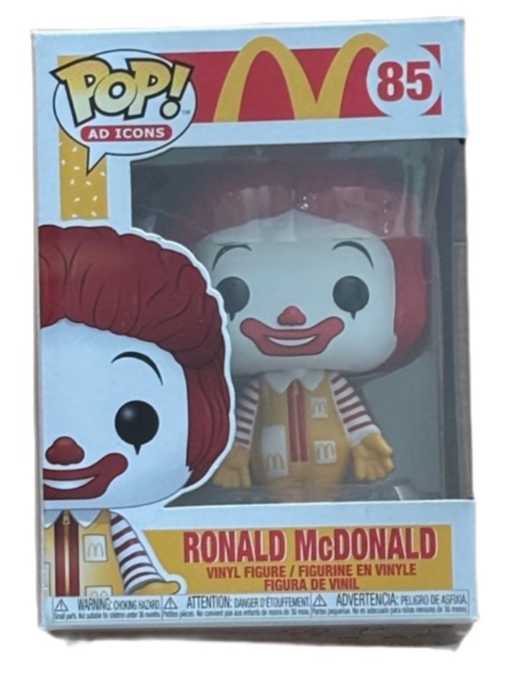 Funko Pop! Ronald McDonald #85 McDonald’s Ad Icons NIB Vinyl Figure